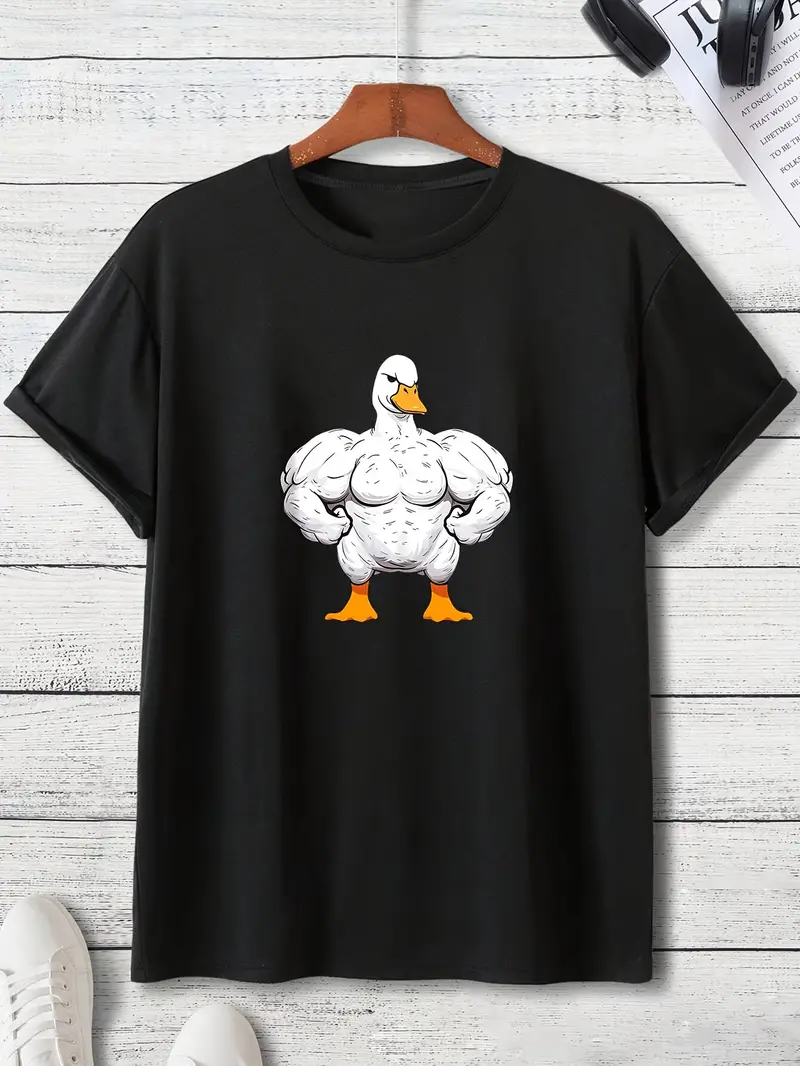 Футболка 63-036 з ДТФ принтом XL Чорний