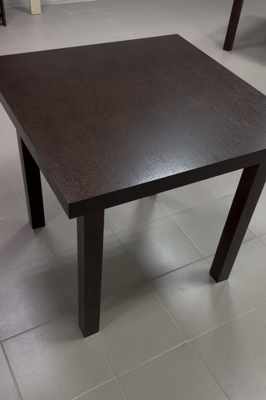 Стол обеденный неразложимый Скиф СТ-80 квадратный 80х80 см Орех (26204883) - фото 4 Стол обеденный неразложимый Скиф СТ-80 квадратный 80х80 см Орех (26204883) - фото 4