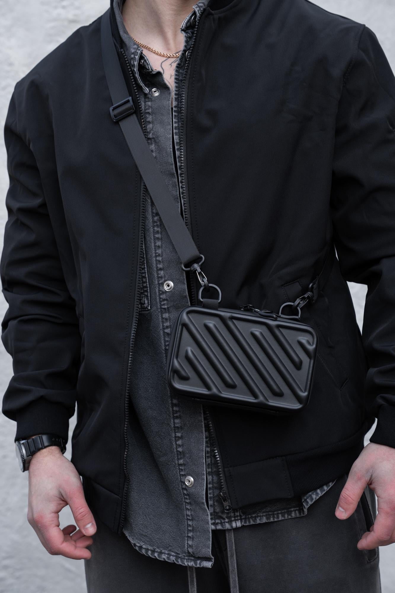 Сумка-мессенджер через плечо Without Ander Black (8056178 8056179)