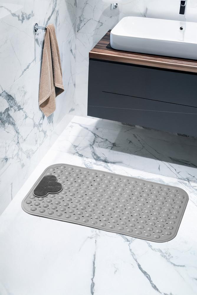 Килимок для ванної кімнати AWD Interior AWD02092019 антиковзаючий 1,1x70,5x41 cм Сірий (29676686) - фото 5 Килимок для ванної кімнати AWD Interior AWD02092019 антиковзаючий 1,1x70,5x41 cм Сірий (29676686) - фото 5