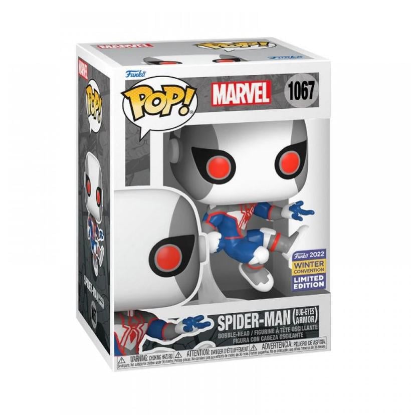 Фигурка игровая Funko Pop Marvel Spider-Man Bug-Eyes Armor 9,6 см (1067)