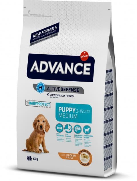 Корм сухой Advance Dog Medium Puppy 3 кг