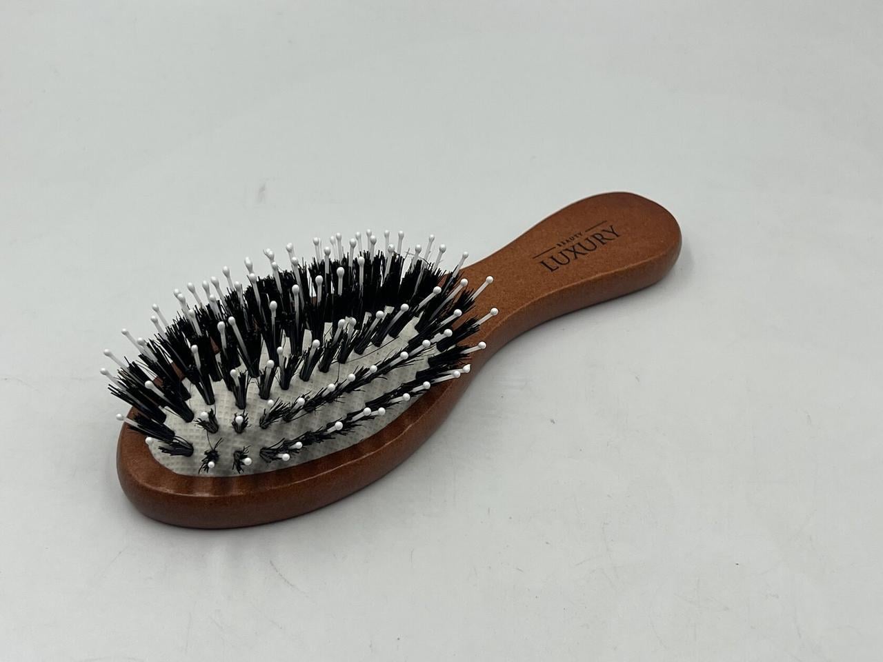 Щетка массажная для волос деревянная Beauty Luxury HB-03-22