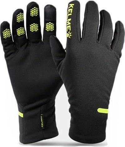 Перчатки тренировочные Kelme WARM GOLVES 9886405.9010 L Черно-желтый