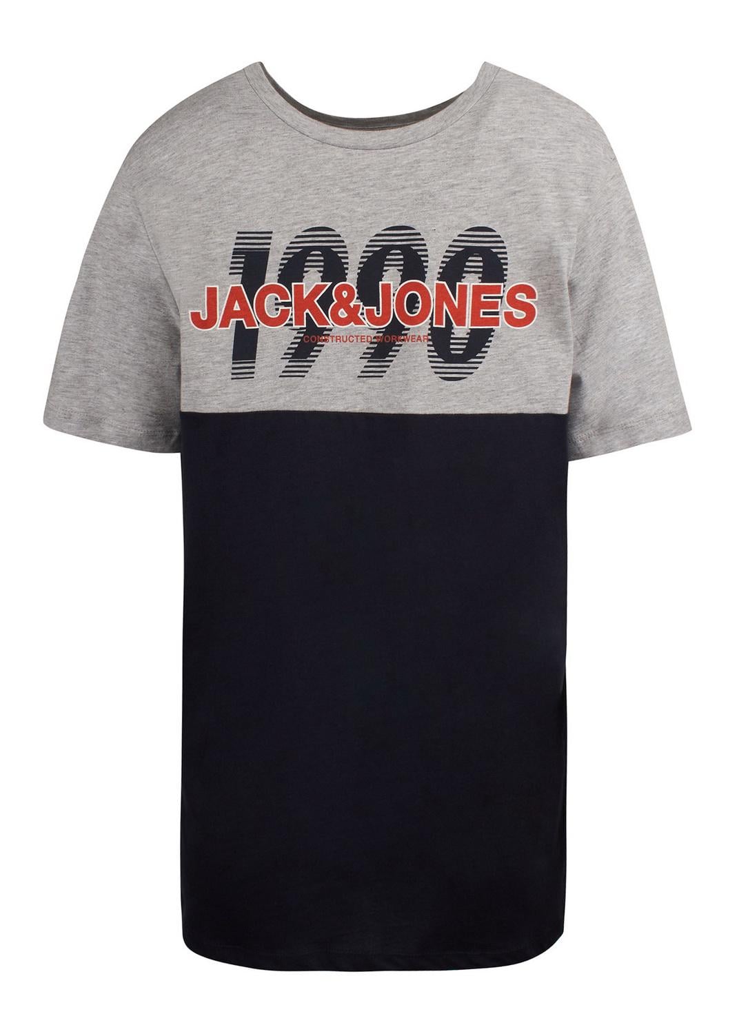 Футболка Jack & Jones 12192633x60 чоловіча S Сірий (173031)