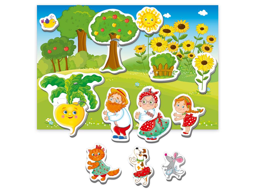 Настільна гра Vladi Toys VT3206-29 магнітний театр Ріпка (2114155181) - фото 2