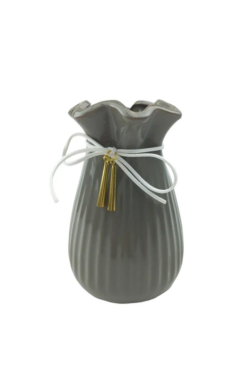 Ваза VIVA JARDIN ЦБ-00268217 15 см Серый