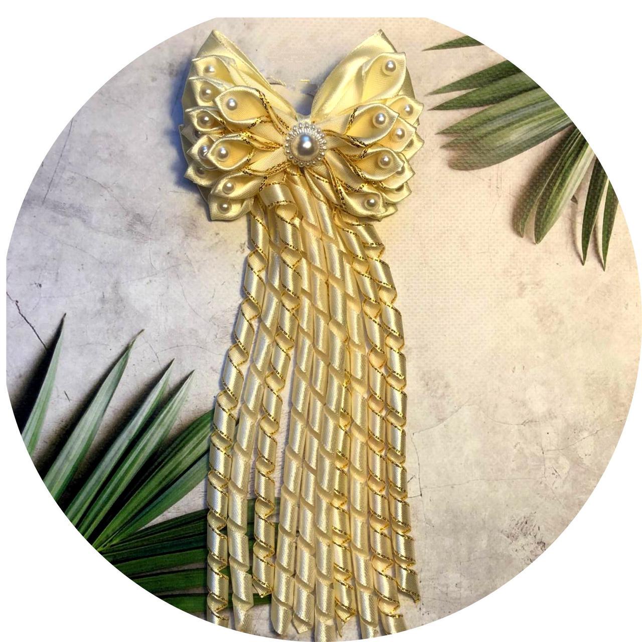 Бантик детский на резинке Молочный (10114) Бантик детский на резинке Молочный (10114)