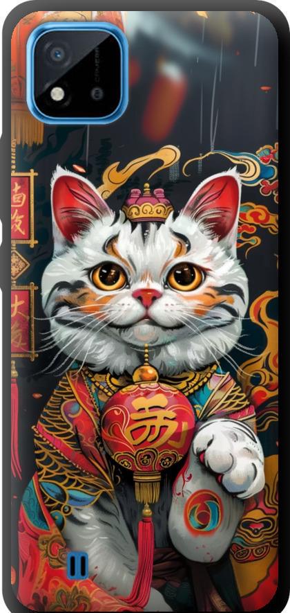 Чехол на Realme C20A China Cat v2 (6135b-2416-42517) Чехол на Realme C20A China Cat v2 (6135b-2416-42517)