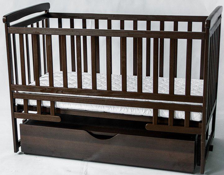 Ліжечко трансформер дитяче DeSon з ящиком Горіх - фото 4 Ліжечко трансформер дитяче DeSon з ящиком Горіх - фото 4