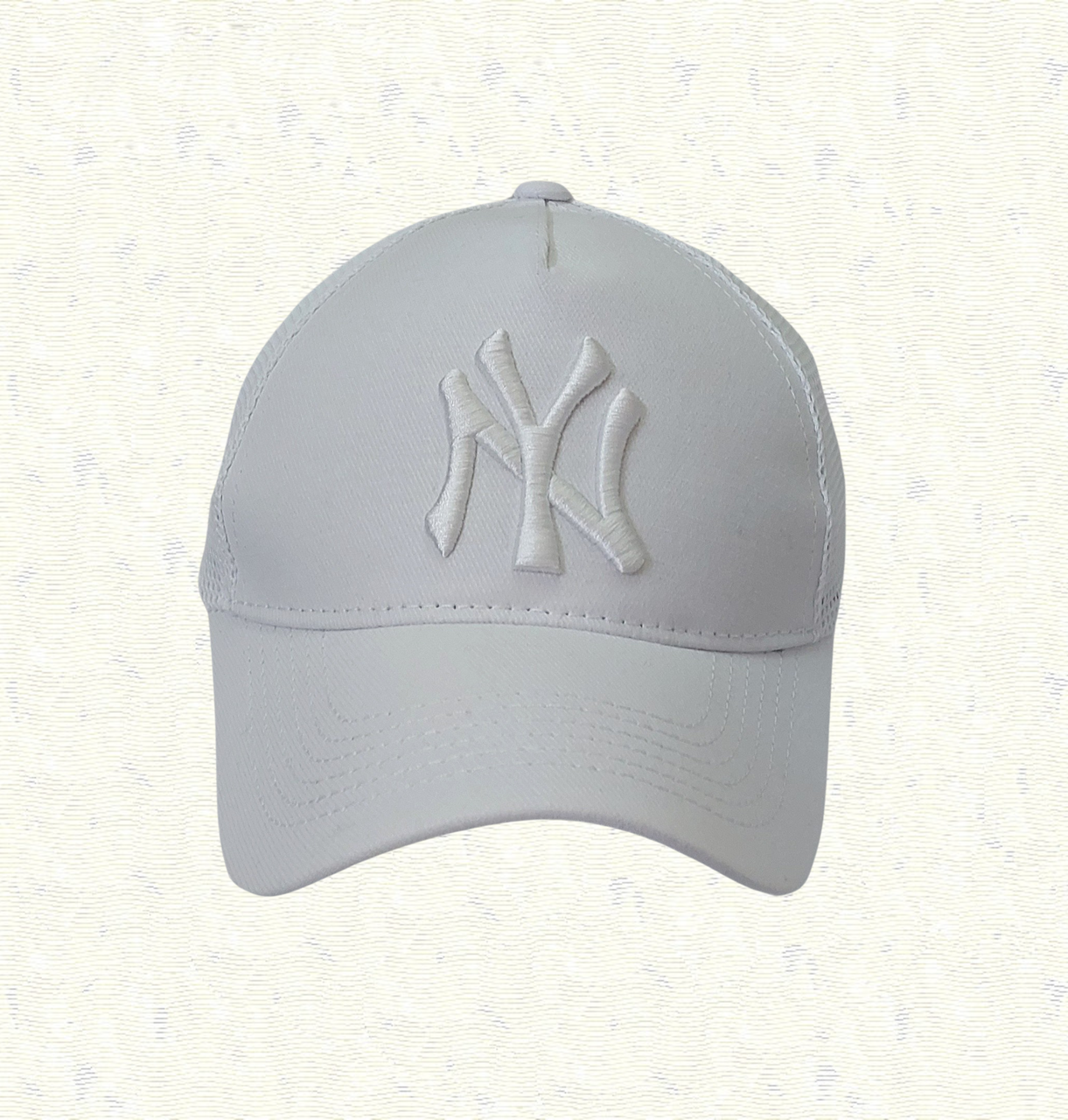 Бейсболка NY Model-02/W Білий (6849) - фото 2