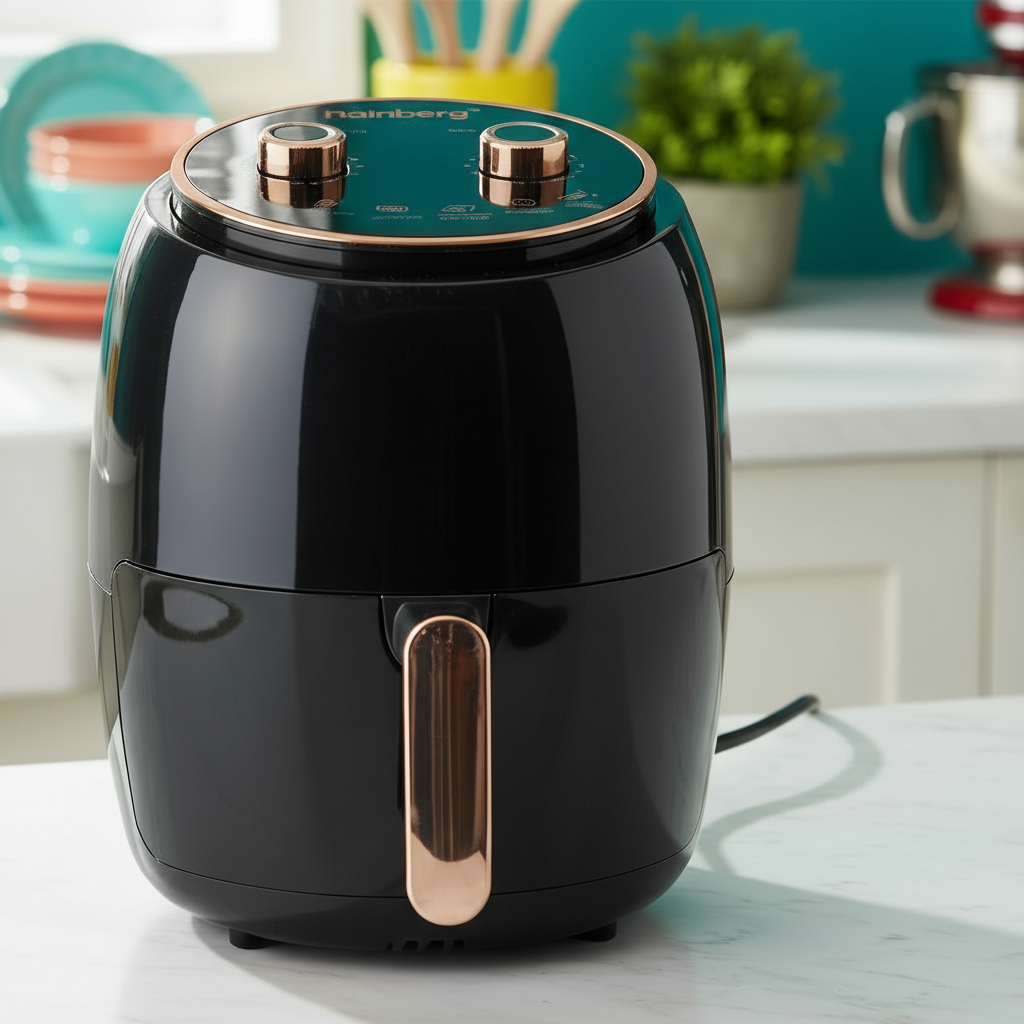 Фритюрниця механічна безмасляна Rainberg 3800 Вт 8,5 л