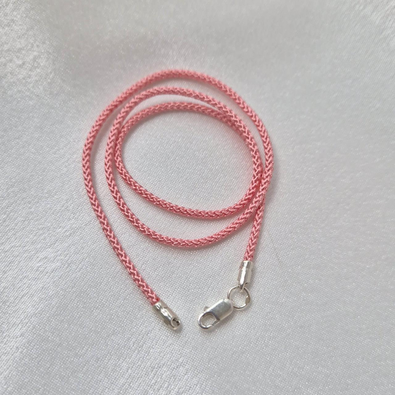 Шнурок на шею шейк 2 мм серебро 925 пробы 0,98 г 45 см Розовый (6010/2ш) Шнурок на шею шейк 2 мм серебро 925 пробы 0,98 г 45 см Розовый (6010/2ш)