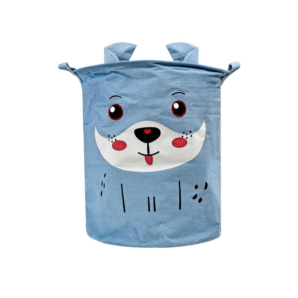 Корзина для хранения белья Stenson R89341 складная 43x35 см Голубой (624639) Корзина для хранения белья Stenson R89341 складная 43x35 см Голубой (624639)