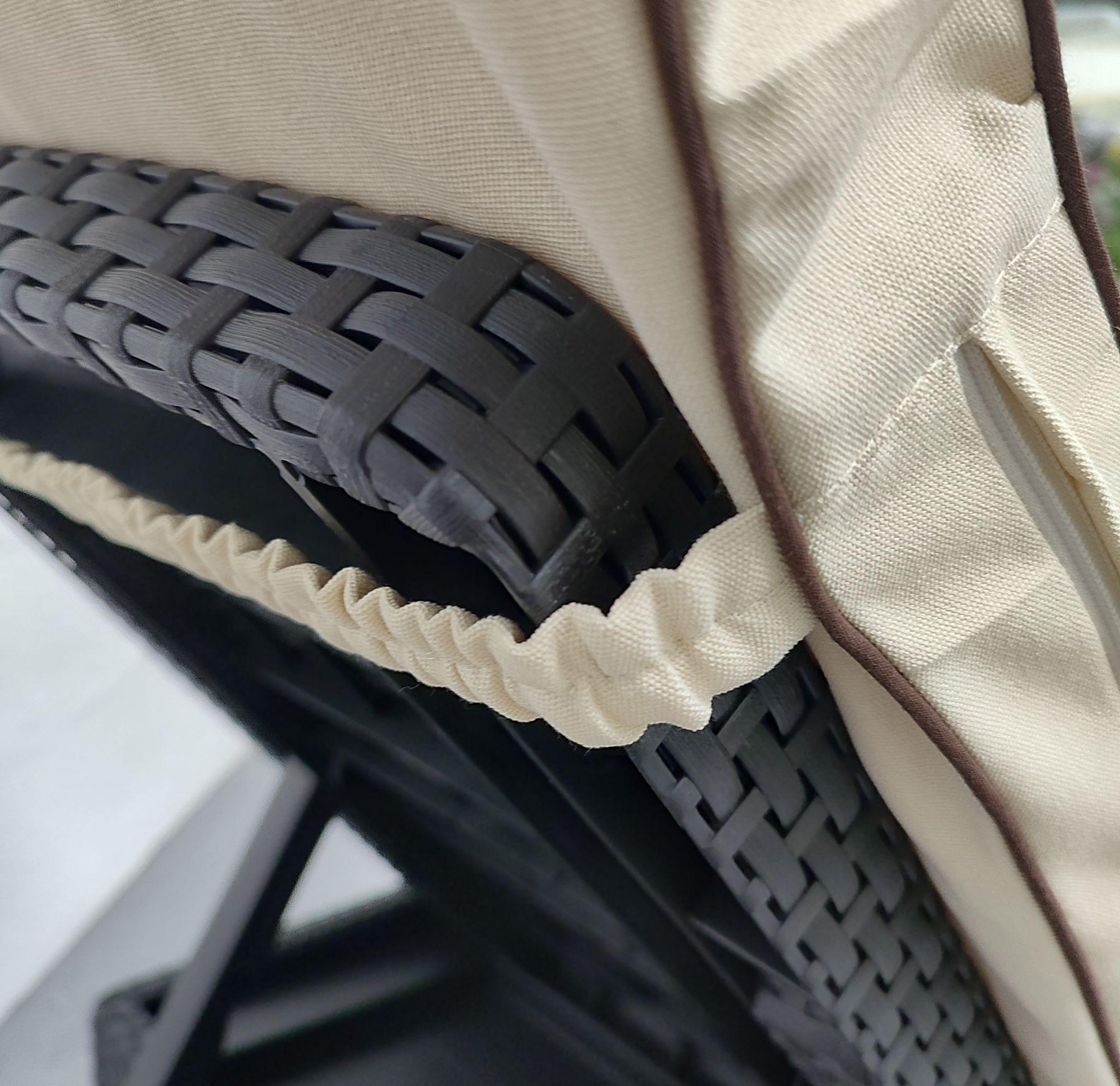 Матрас для шезлонга eGarden Mare двухсторонний акрил 195x58x6 см Кремовый (5747) - фото 6 Матрас для шезлонга eGarden Mare двухсторонний акрил 195x58x6 см Кремовый (5747) - фото 6