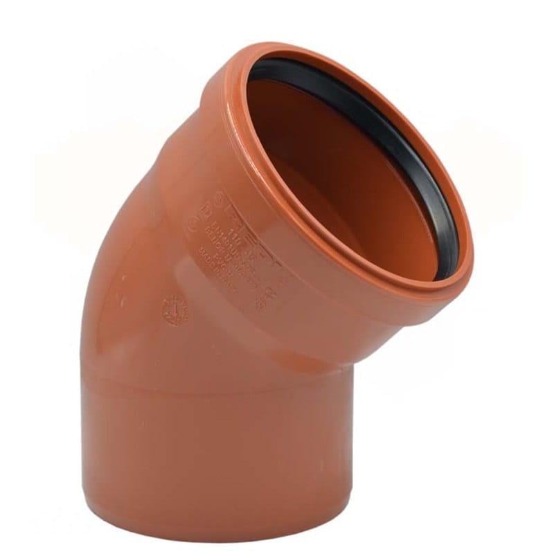Колено наружной канализации REDI 160 мм 45° (070165E)