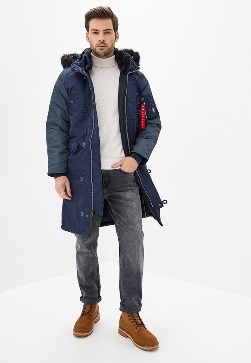 Куртка-парка Airboss N-7B Shuttle Challenger 5XL Синий (28588) - фото 2