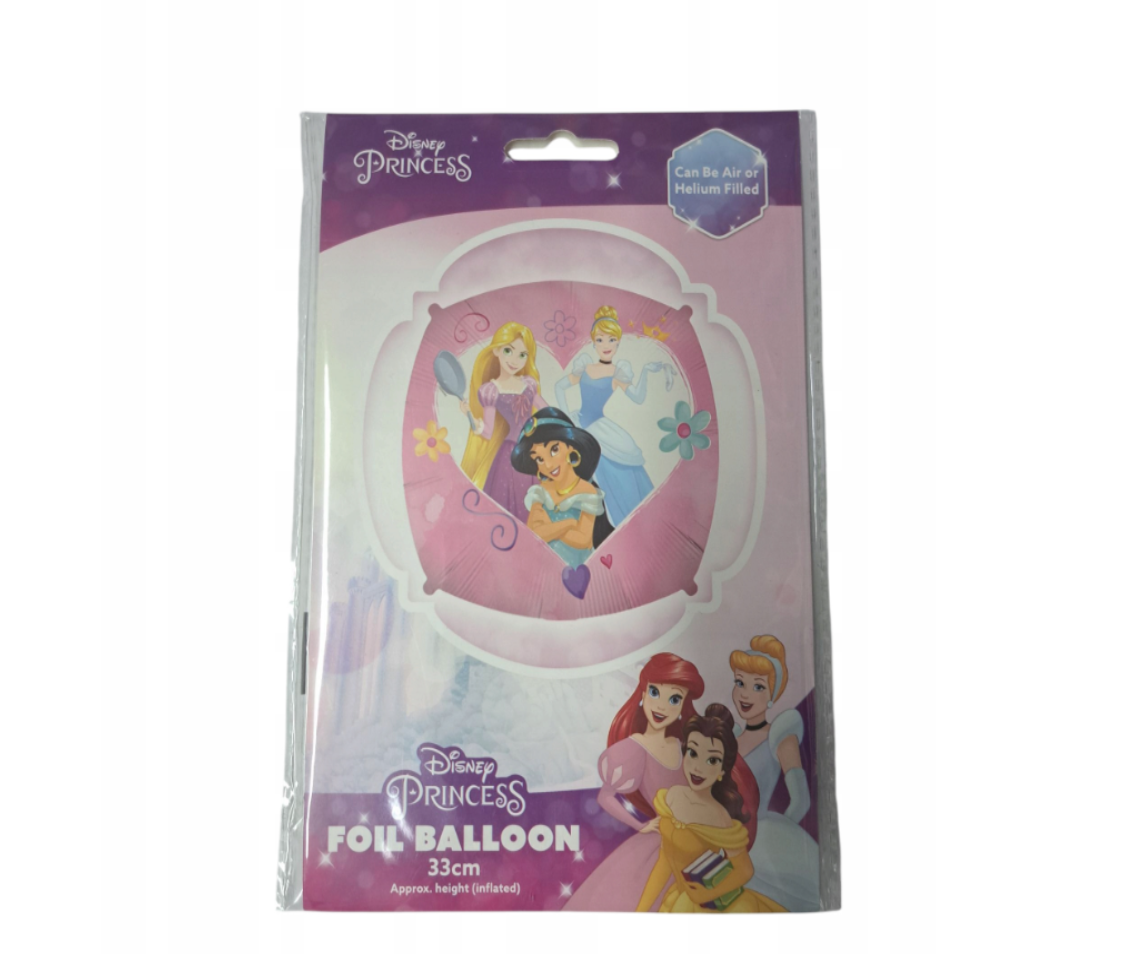 Повітряна куля фольгована Disney Princess серце з принцесами 33 см гелієва (500129) Повітряна куля фольгована Disney Princess серце з принцесами 33 см гелієва (500129)