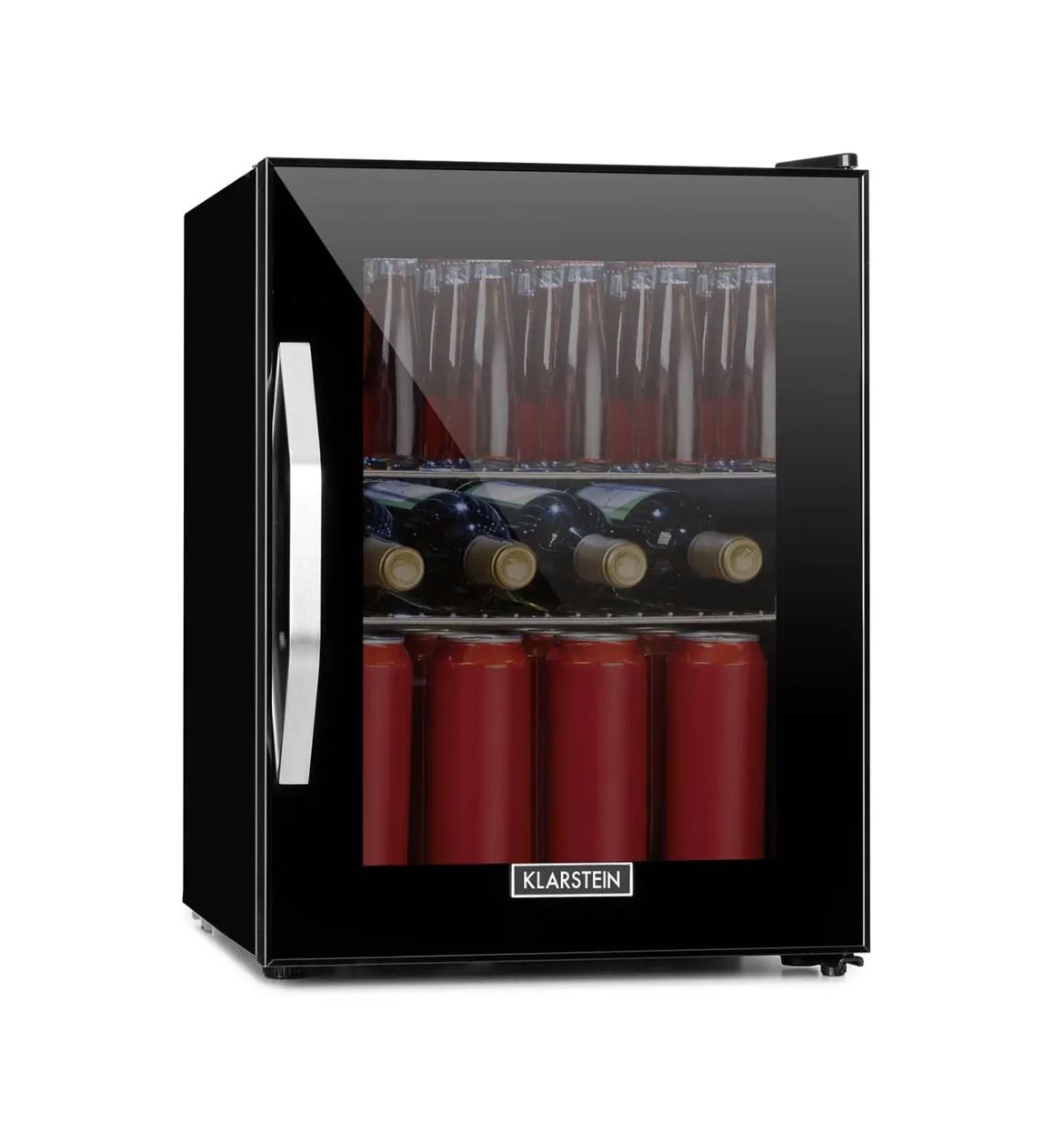 Холодильник для напоїв KLARSTEIN Beersafe M Onyx зі скляними дверима для дому 33 л (10034847)