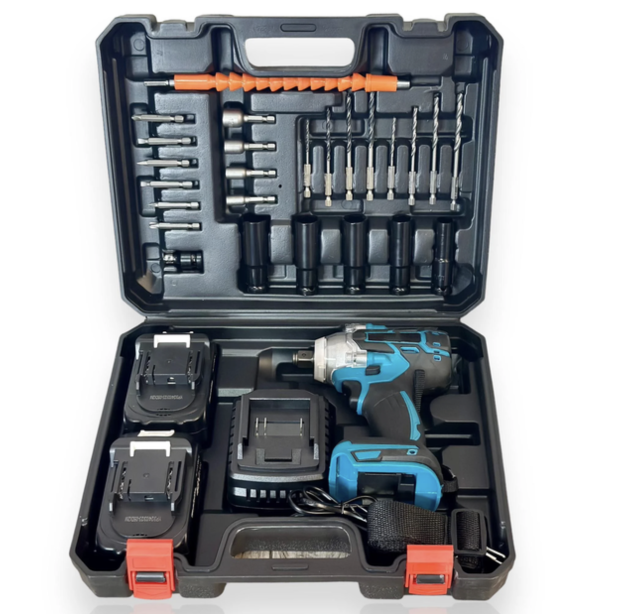 Гайковерт акумуляторний з акумуляторами та пластиковим кейсом 48 В (25996084)