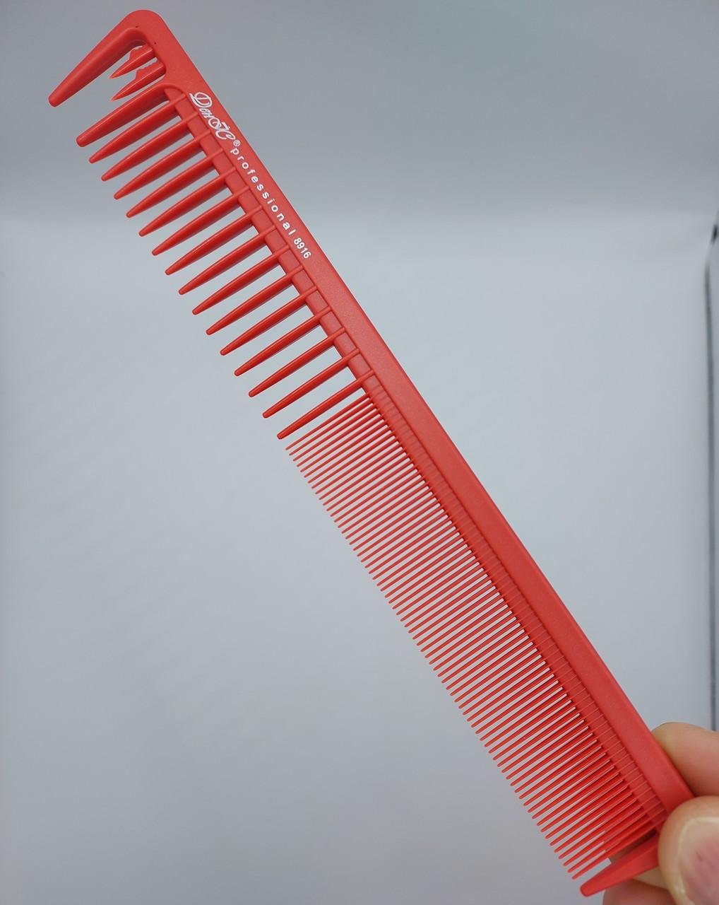 Гребінець карбон ДенІС professional 8916 Red (1453070593) - фото 2