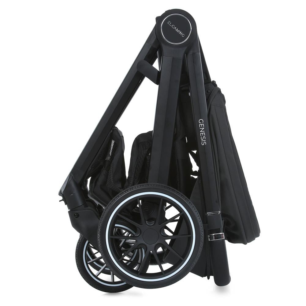 Коляска універсальна El Camino Jet Black ME 1126 GENESIS 2в1 - фото 17
