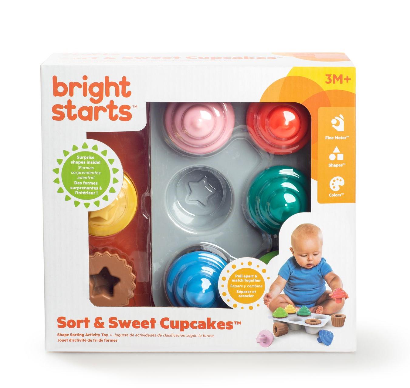 Развивающая игрушка Bright Starts Sort and sweet cupcakes (124998)