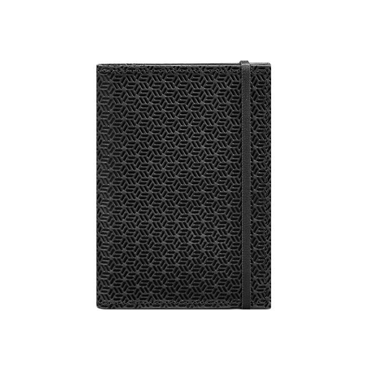 Переплет кожаный для паспорта 2.0 Карбон Черный (A-026212)
