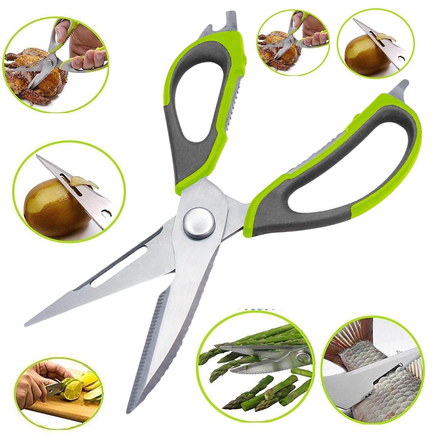 Кухонные ножницы многофункциональные в магнитном чехле чистка рыбы/орехокол/открывачка/обработка мяса (26646410) - фото 5 Кухонные ножницы многофункциональные в магнитном чехле чистка рыбы/орехокол/открывачка/обработка мяса (26646410) - фото 5