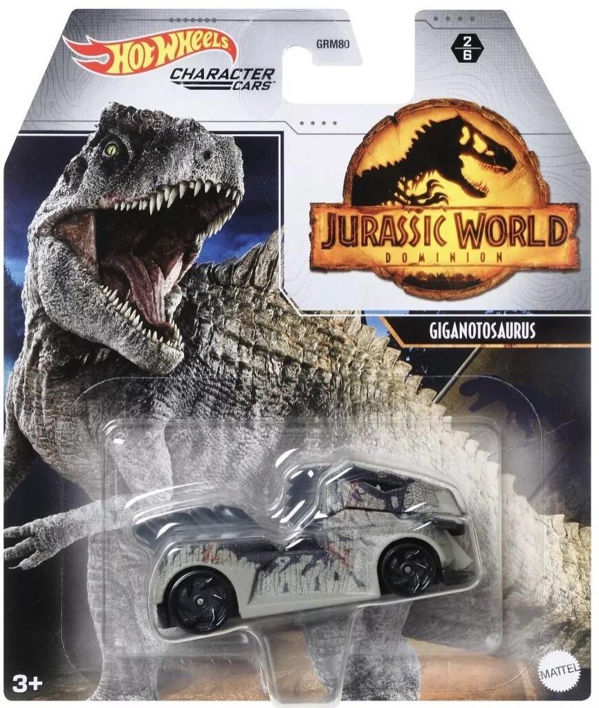 Игрушечная машинка Hot Wheels Giganotosaurus 2022 Jurassic World Dominion 2/6 Character Cars (GRM82) Игрушечная машинка Hot Wheels Giganotosaurus 2022 Jurassic World Dominion 2/6 Character Cars (GRM82)