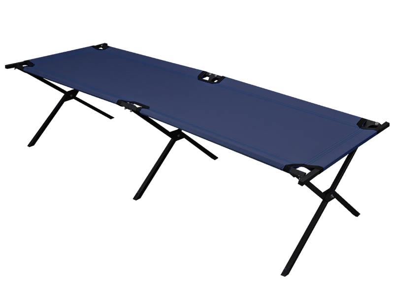 Раскладушка Kompred на тканевой основе Темно-синий (OL598/3)