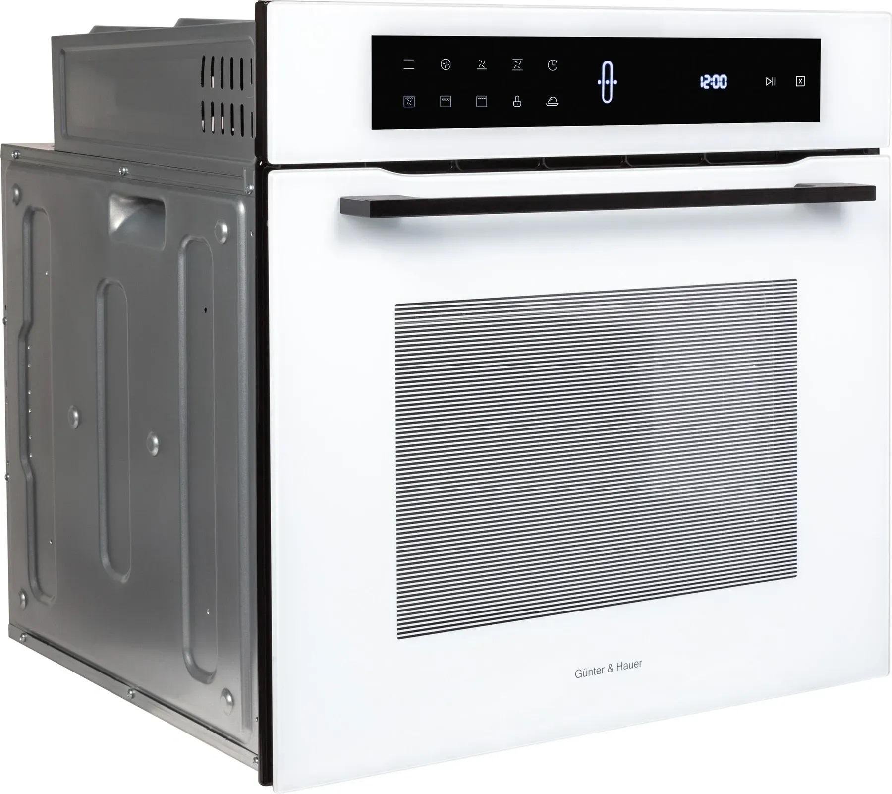 Духова шафа електрична Gunter&Hauer EOM 7009 WH з грилем і конвекцією 70 л Білий (28734586)