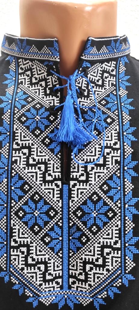 Вишиванка чоловіча Волошкове поле XRMASTER M Чорнний (0001110-M) - фото 3 Вишиванка чоловіча Волошкове поле XRMASTER M Чорнний (0001110-M) - фото 3