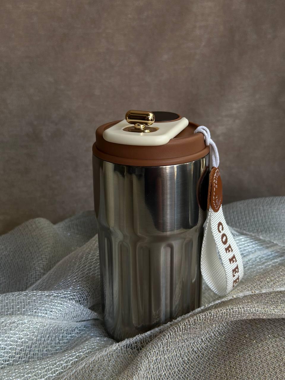 Термочашка Panalisa Perfect Cup з датчиком температури 450 мл Сірий (20127524)