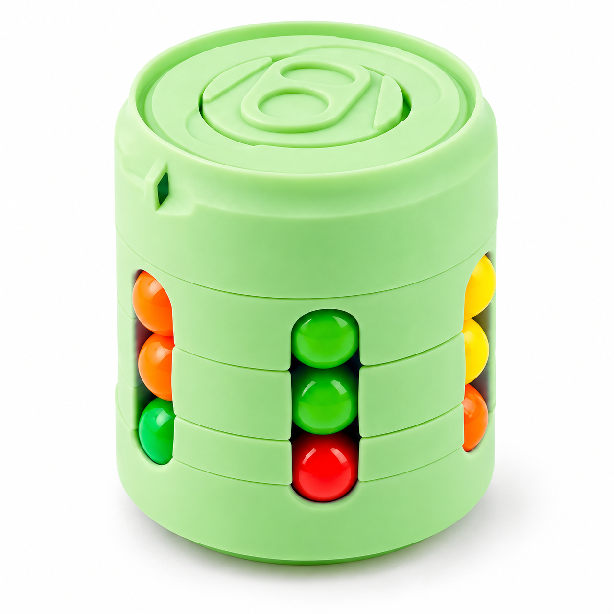 Головоломка-банка Cans Spinner Cube 4x5 см Зеленый (6651)