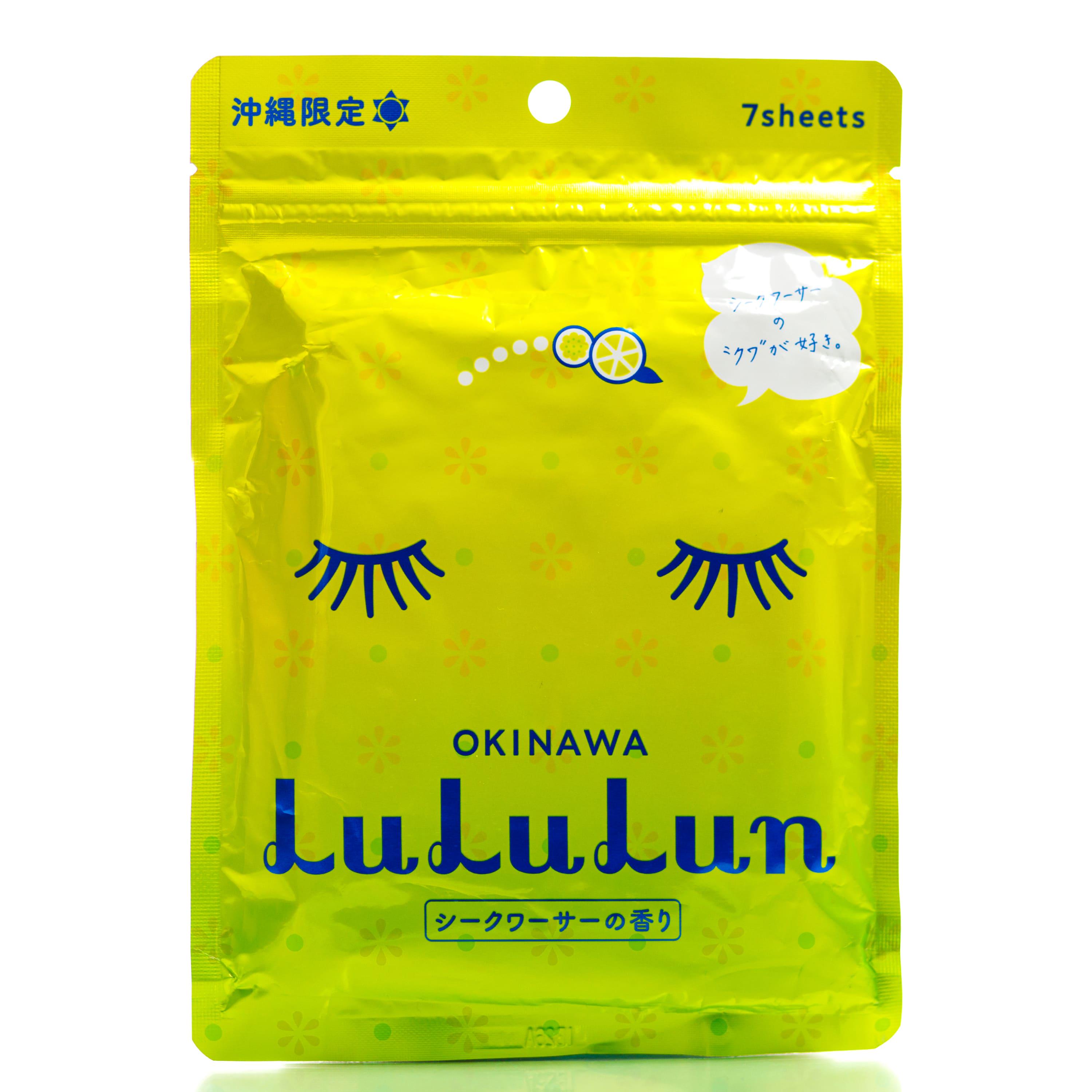 Маска тканинна детокс тонізуюча LuLuLun Premium Okinawa Citrus Depressa 7 шт. (12352501)