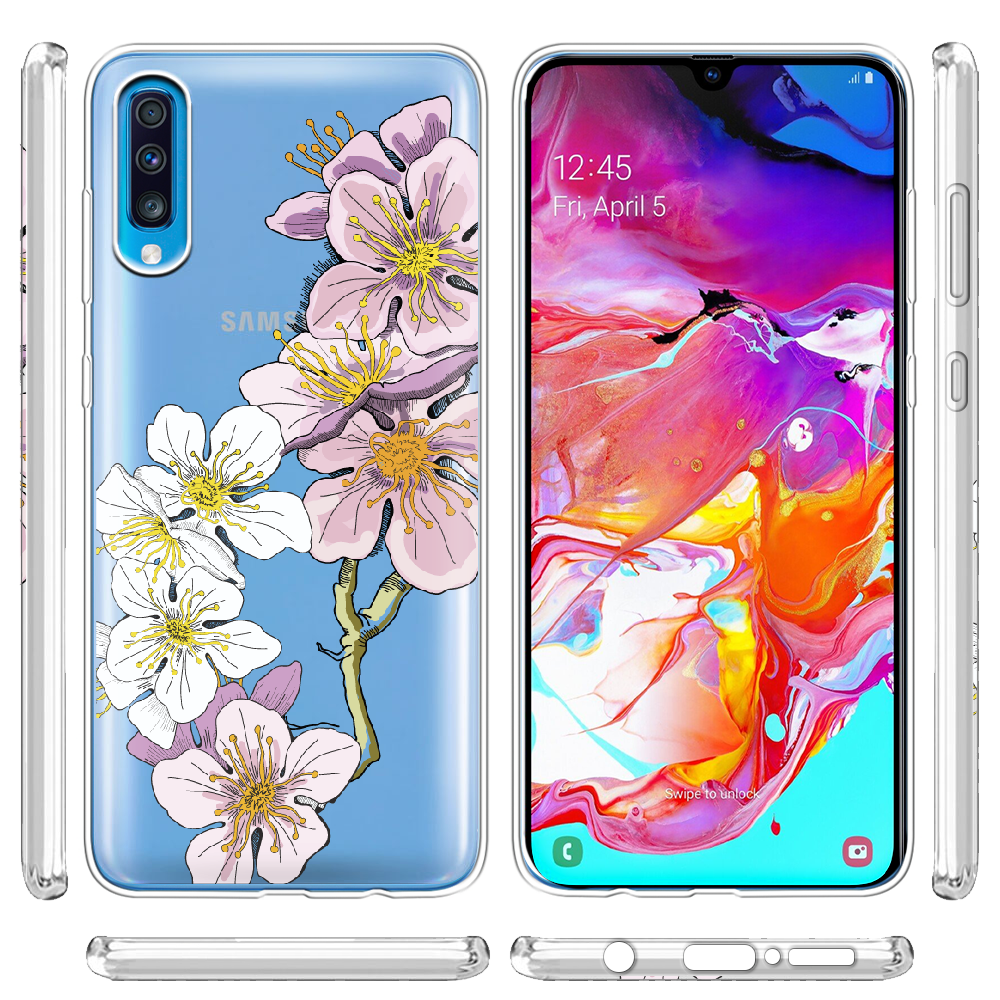 Чохол BoxFace Samsung A705 Galaxy A70 Cherry Blossom Прозорий силікон (36860-cc4-36860) - фото 3