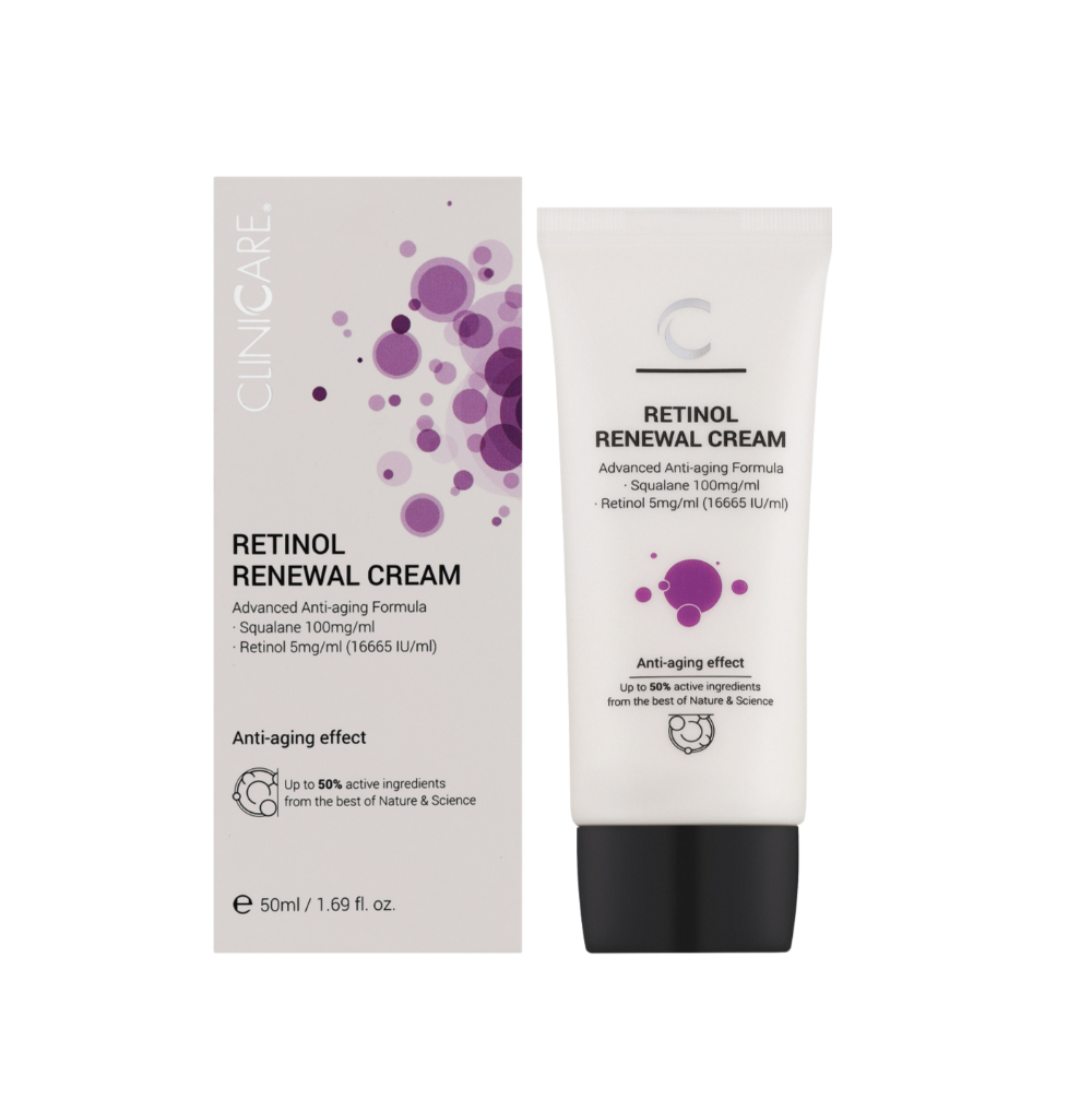 Крем відновлювальний з ретинолом ClinicCare Retinol Renewal Cream 50 мл