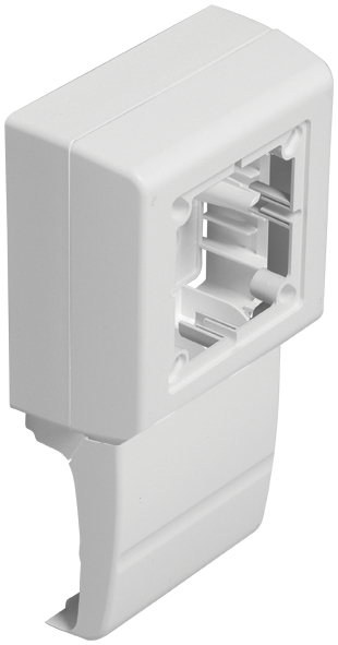 Коробка установочная UEC КМУПО одноместная ПВХ Белый (CKK11D-U-080-020-K01)
