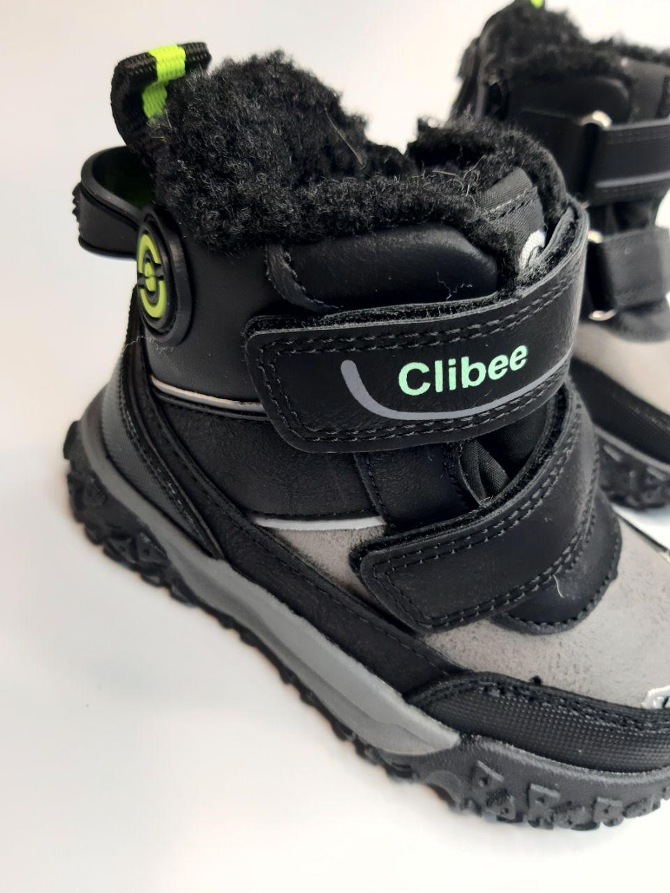 Черевики зимові Clibee для хлопчика р. 26 17,5 см Чорний (617 grey-green) - фото 4
