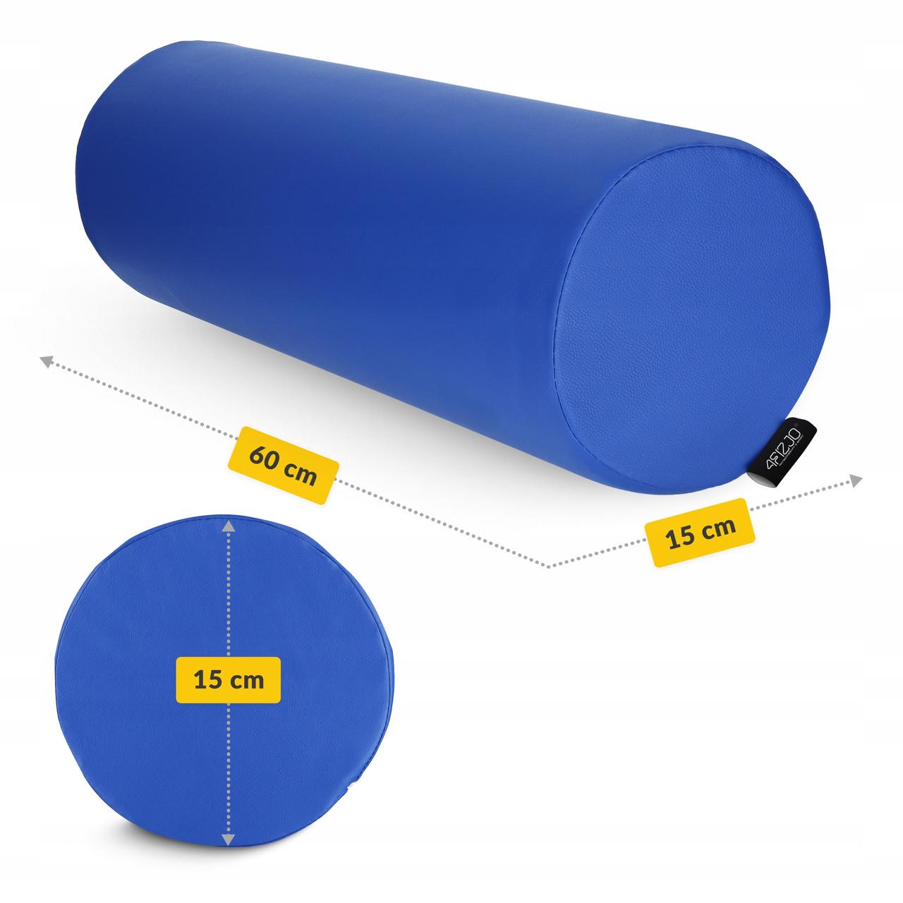 Валик для реабилитации и массажа 4fizjo 60x15 см Blue (P-5907739319739) - фото 3 Валик для реабилитации и массажа 4fizjo 60x15 см Blue (P-5907739319739) - фото 3