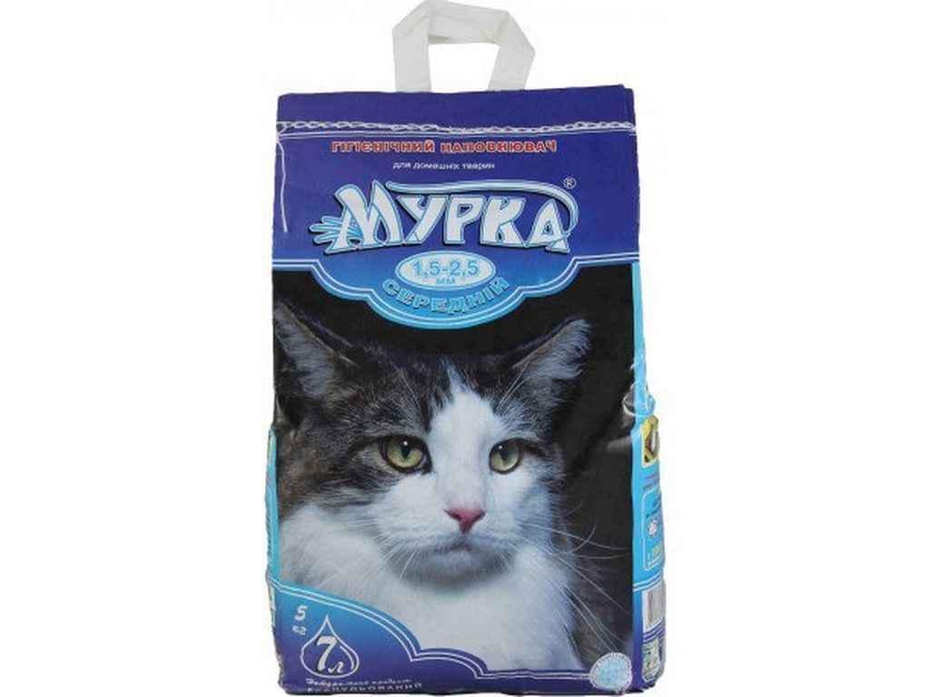 Наполнитель Мурка бентонитовый средний 5 кг Синий (792549)