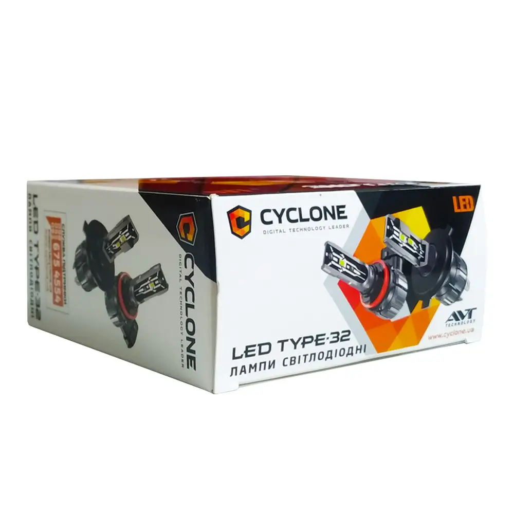 Автомобільні лампи світлодіодні CYCLONE Led H7 6000K type 32 (102-578) - фото 6 Автомобільні лампи світлодіодні CYCLONE Led H7 6000K type 32 (102-578) - фото 6