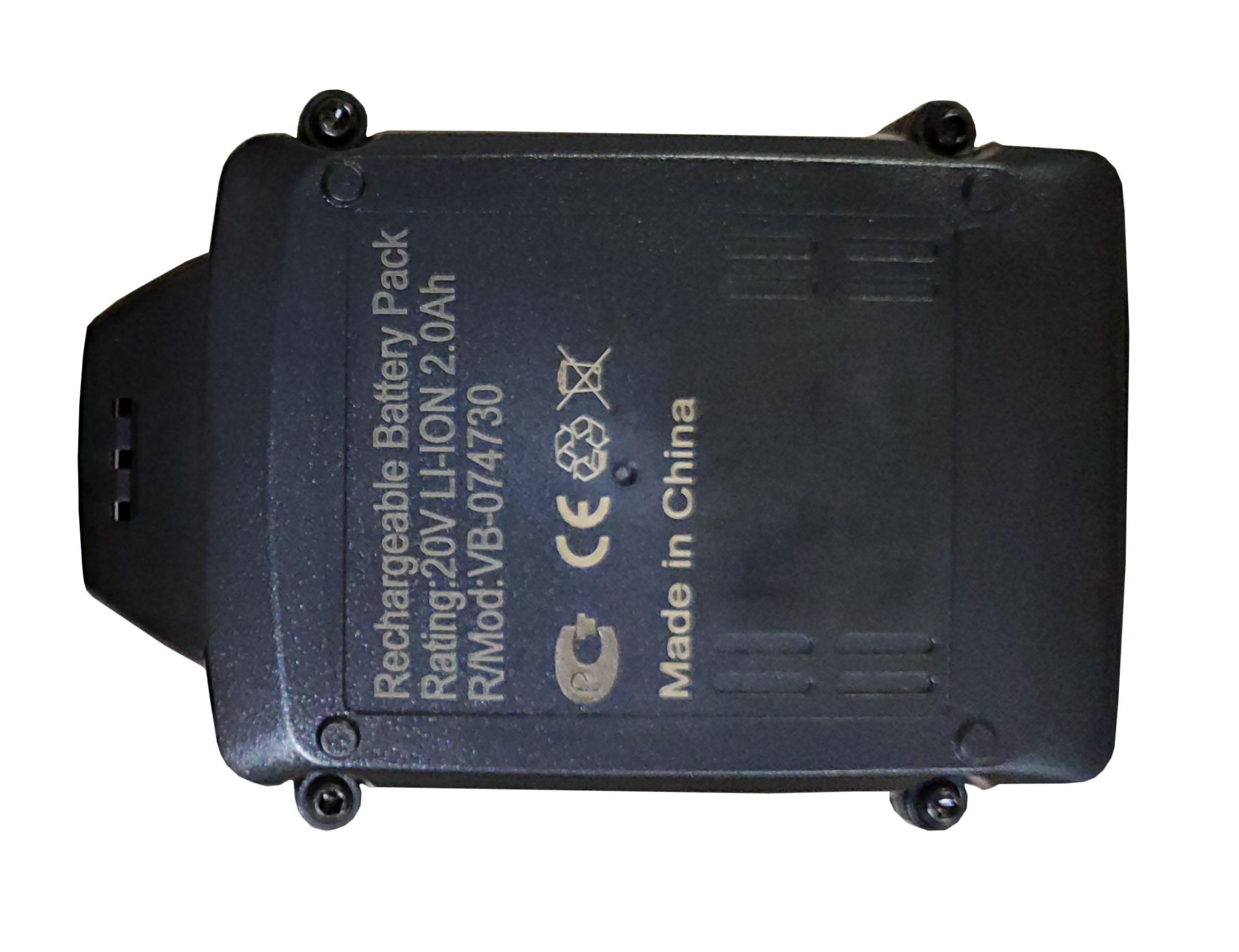 Аккумулятор для шуруповерта Worx WA3511 2.0Ah 20V Ni-Cd Черный - фото 2