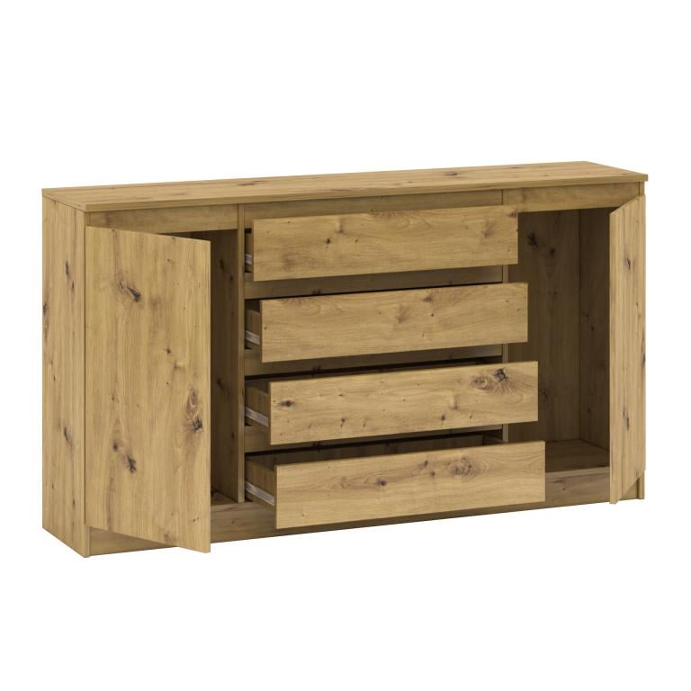 Комод Blonski 2Д4Ш Comodo AXL из ДСП Дуб артизан