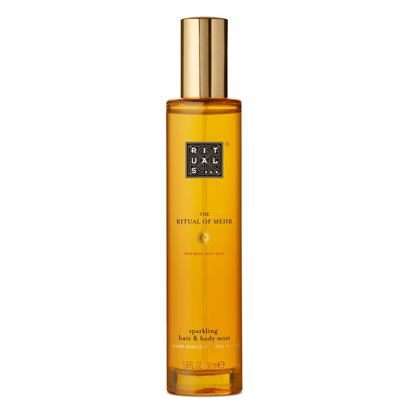 Спрей-мост для тела и волос Rituals Ritual of Mehr Hair & Body Mist 50 мл Спрей-мост для тела и волос Rituals Ritual of Mehr Hair & Body Mist 50 мл