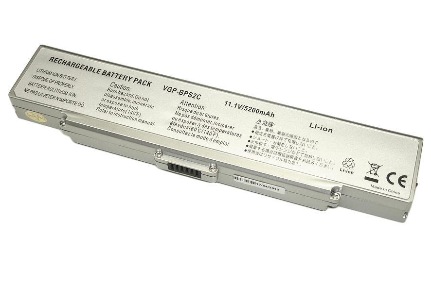 Аккумулятор для ноутбука Sony VGP-BPS2C 11,1 V Silver 7200 mAh (002608) Аккумулятор для ноутбука Sony VGP-BPS2C 11,1 V Silver 7200 mAh (002608)