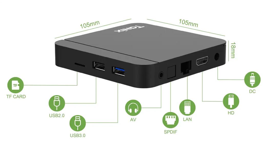 Смарт приставка ТВ Tanix W2 2/16 Gb Android 11 (681) - фото 9