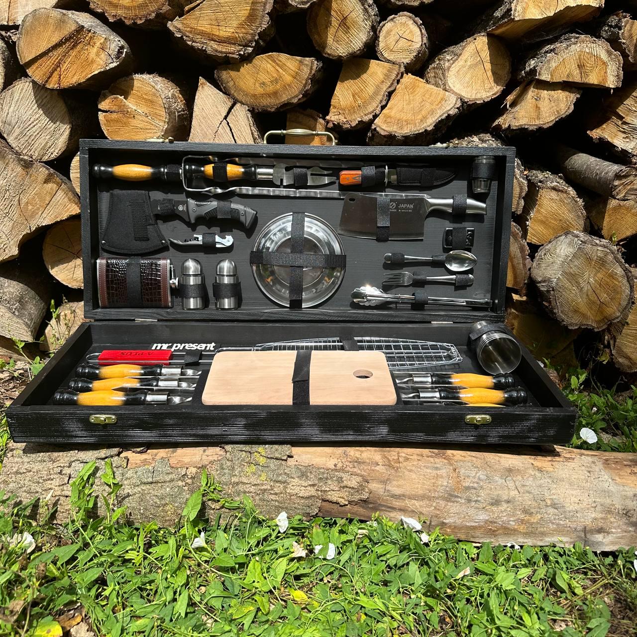 Набор шампуров в кейсе Шашлычник №2-9 L