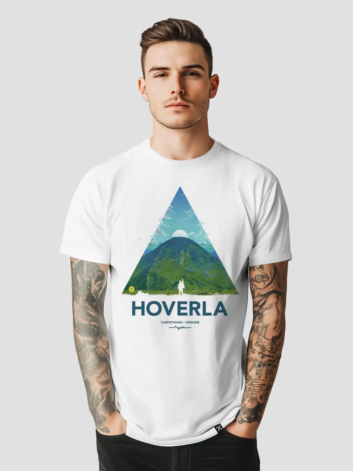 Футболка мужская Hoverla 3XL Белый (26823496) Футболка мужская Hoverla 3XL Белый (26823496)